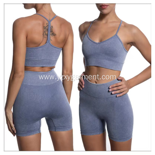 Sand Washed Seamless Body Yoga Wear